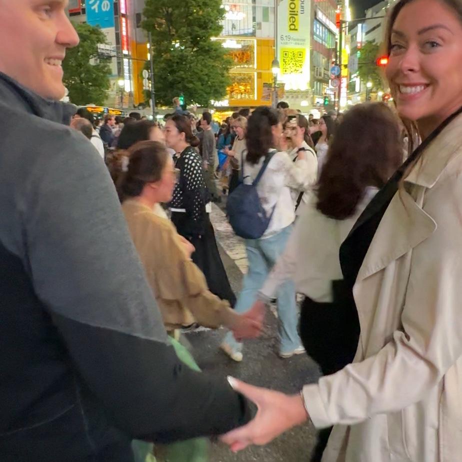 Shibuya Crossing - World’s busiest pedestrian intersection - Tokyo, Japan.