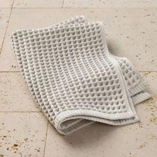 Light Grey Hand Waffle Towel - Casaluna™