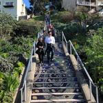 16th Street tiled stairs