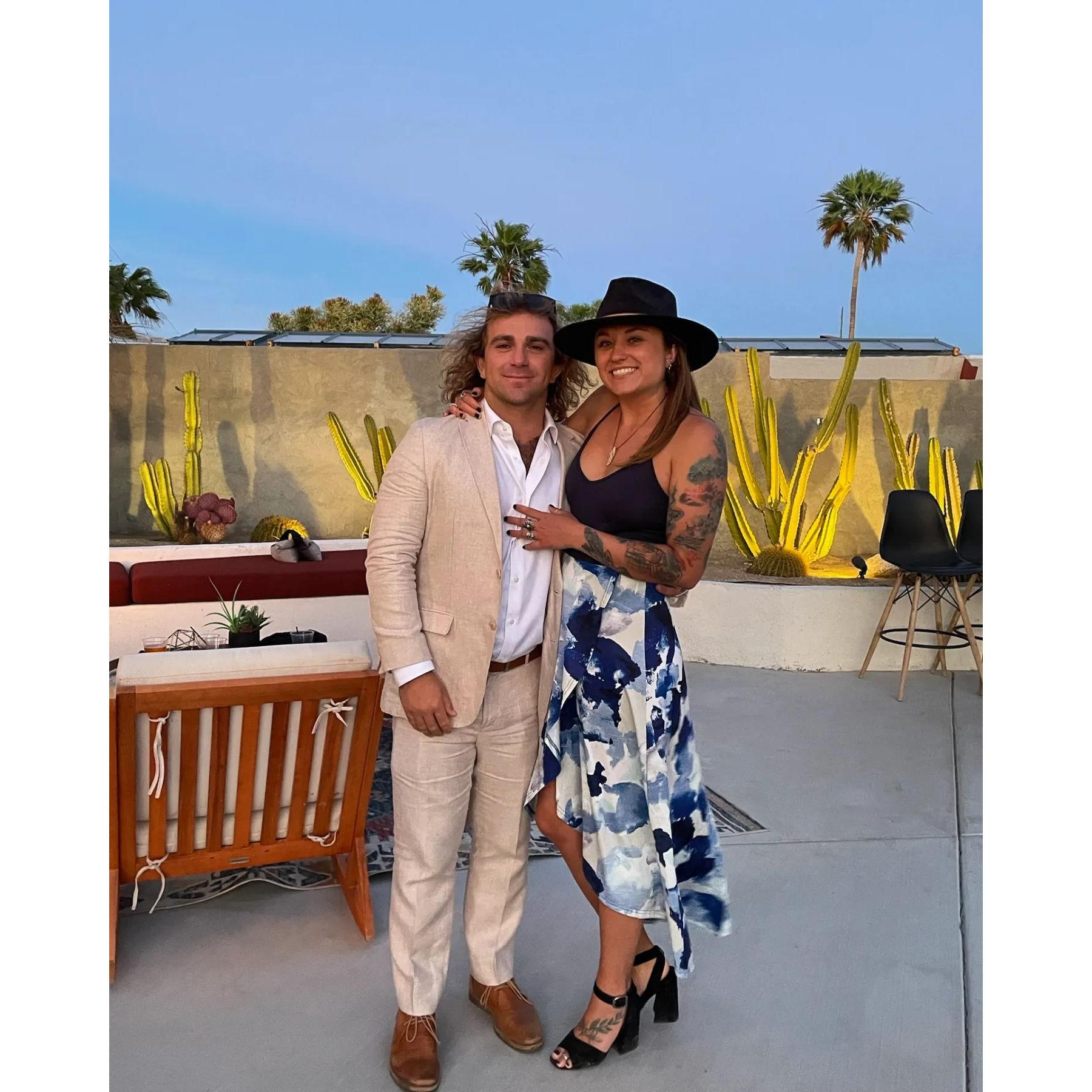 We love Palm Springs and we love Kelsey + Michael!