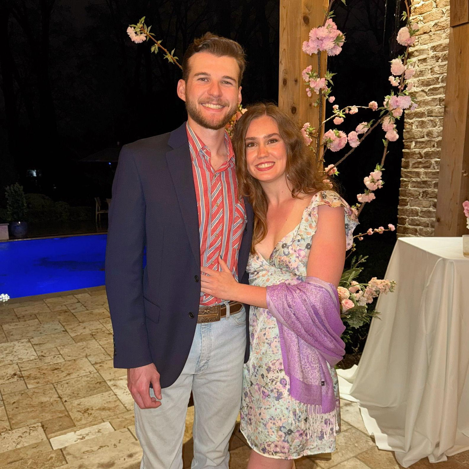 Celebrating our friend's engagement, April 2025