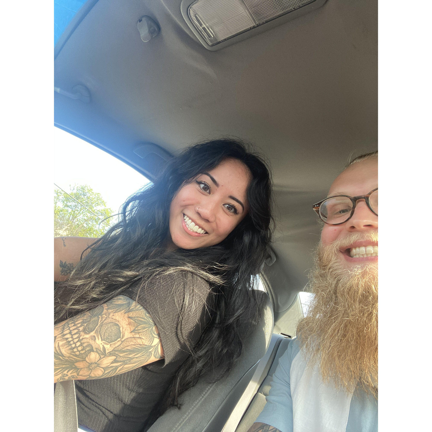 Our first picture together ♥
