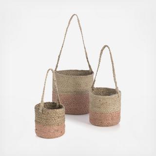 Camila 3-Piece Hanging Basket Set