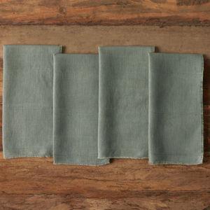 Linen Napkins (Set of 4), Color: Sage