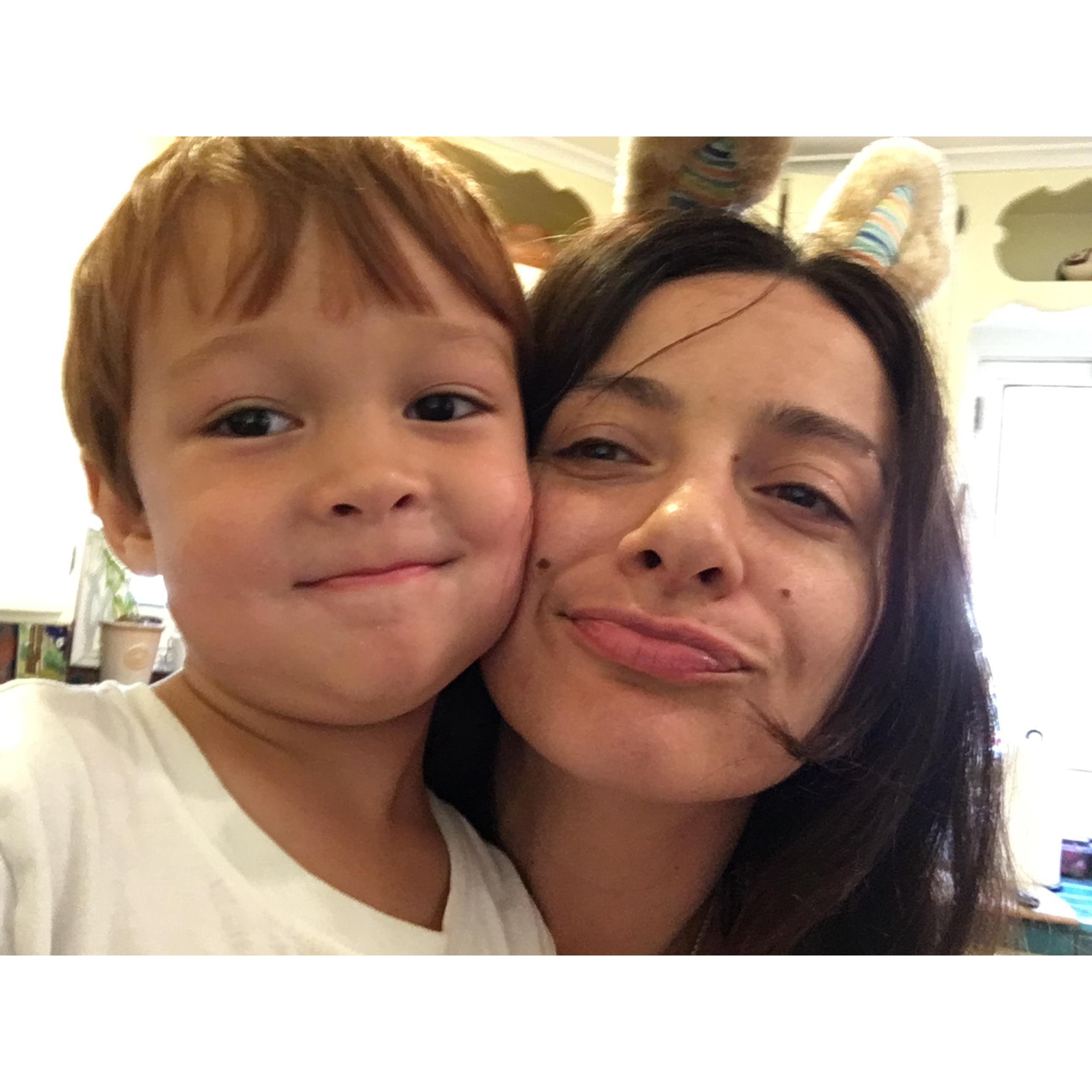 Tati and Mateo, her nephew. Los Angeles, 2017