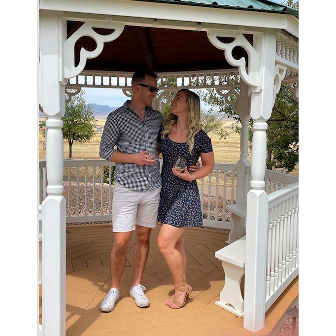 We said "I love you" for the first time on this wine-tasting trip to Sonoita, AZ with McKenna's parents. We weren't even technically a couple yet!