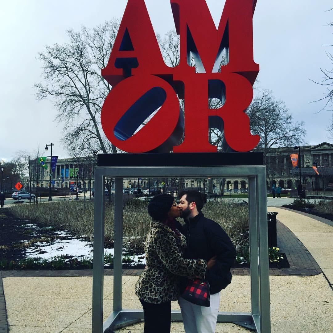 We love taking trips- here we are visiting friends and family in Philadelphia.