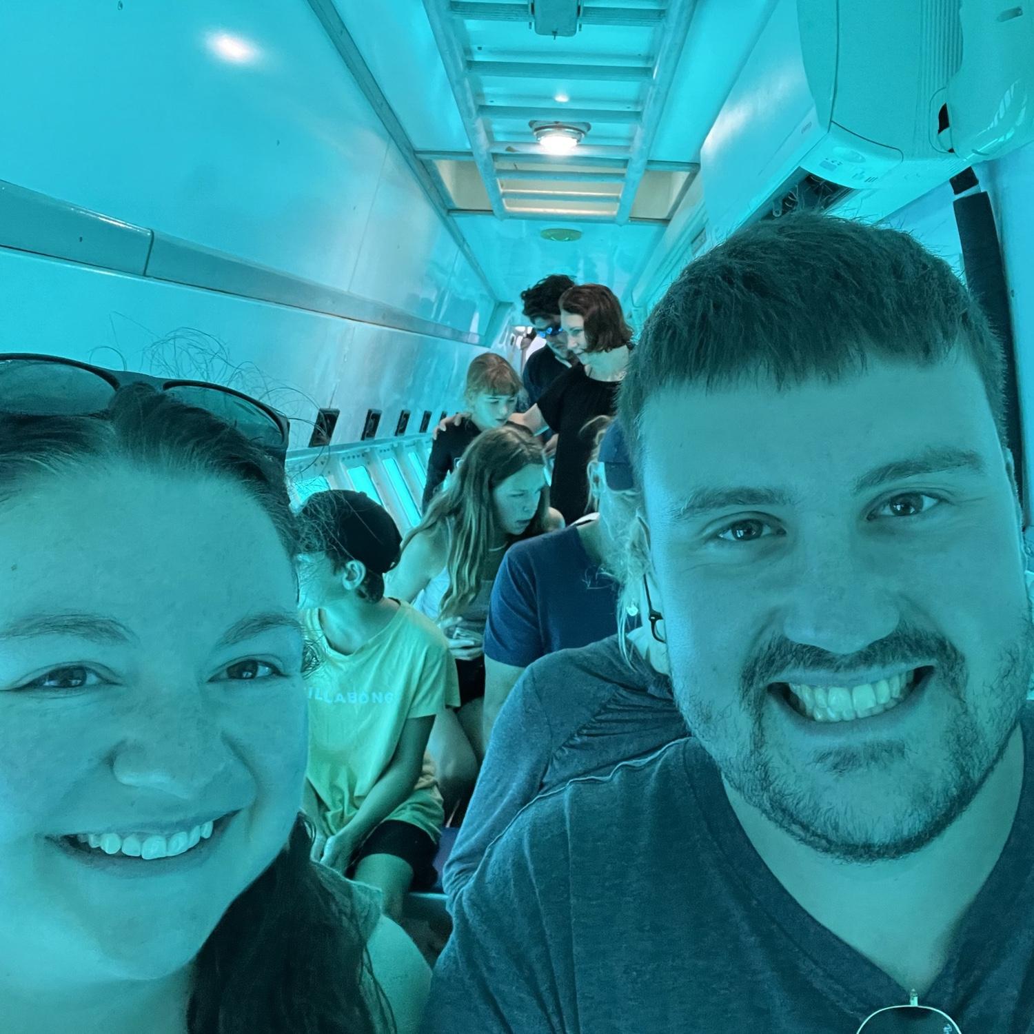 Pre-snorkel submarine adventure. Great Barrier Reef, Australia 2022