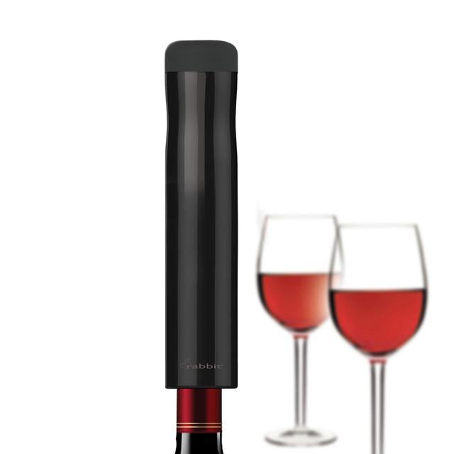 rabbit® Automatic Electric Corkscrew in Black