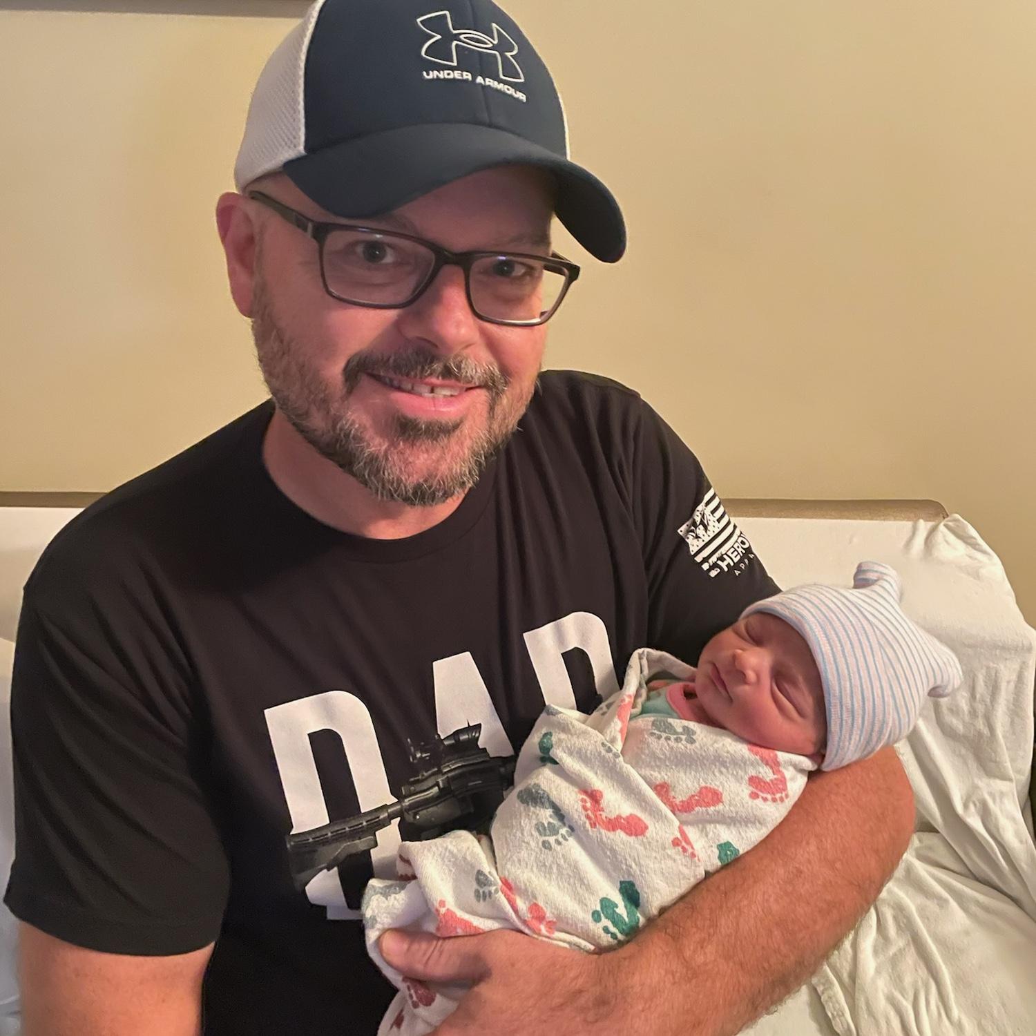 Papa and Brielle!