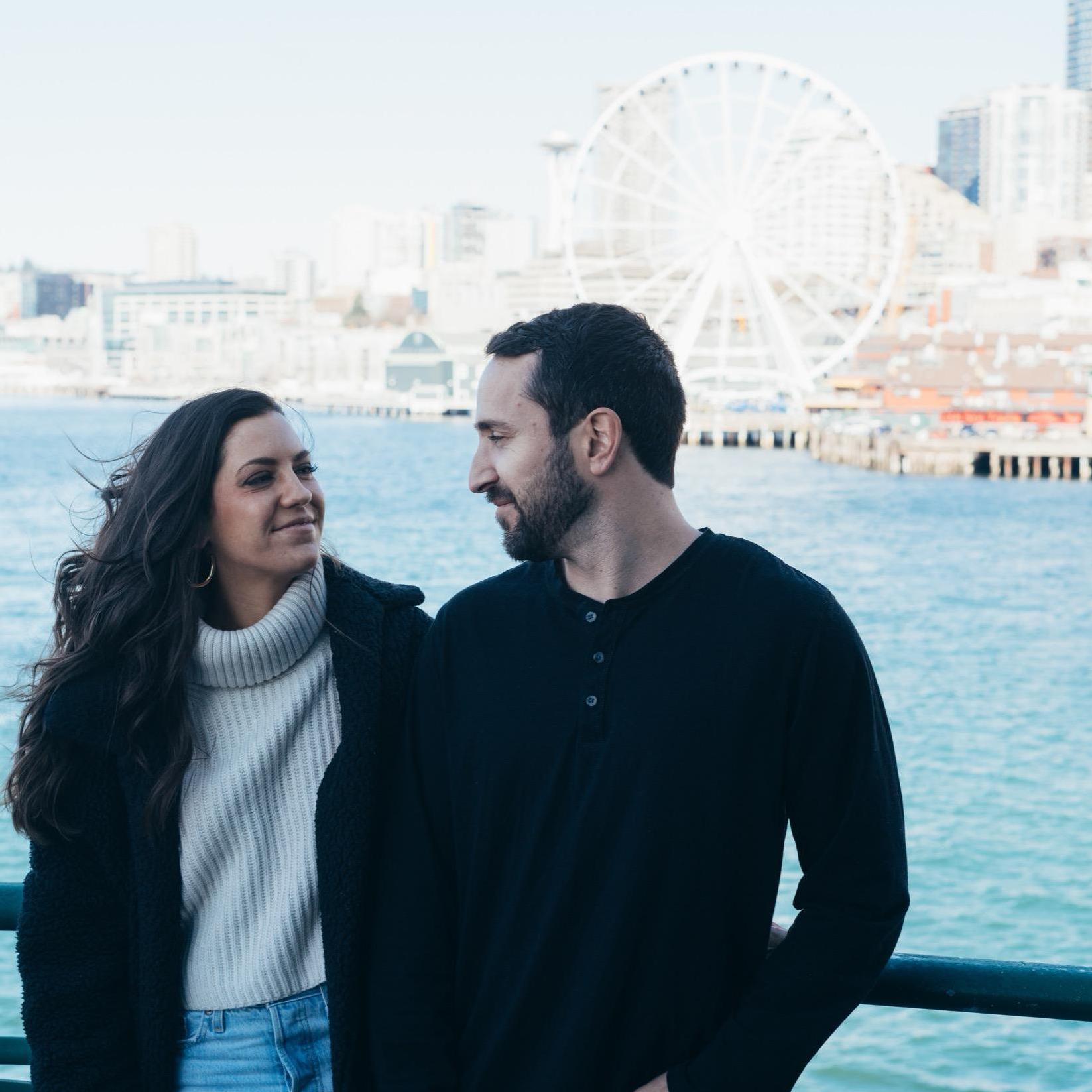 On the ferry to Bainbridge Island. Photo by our dear friend, Casey Berner.