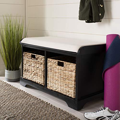 Safavieh American Homes Collection Freddy Brown Wicker Storage Bench