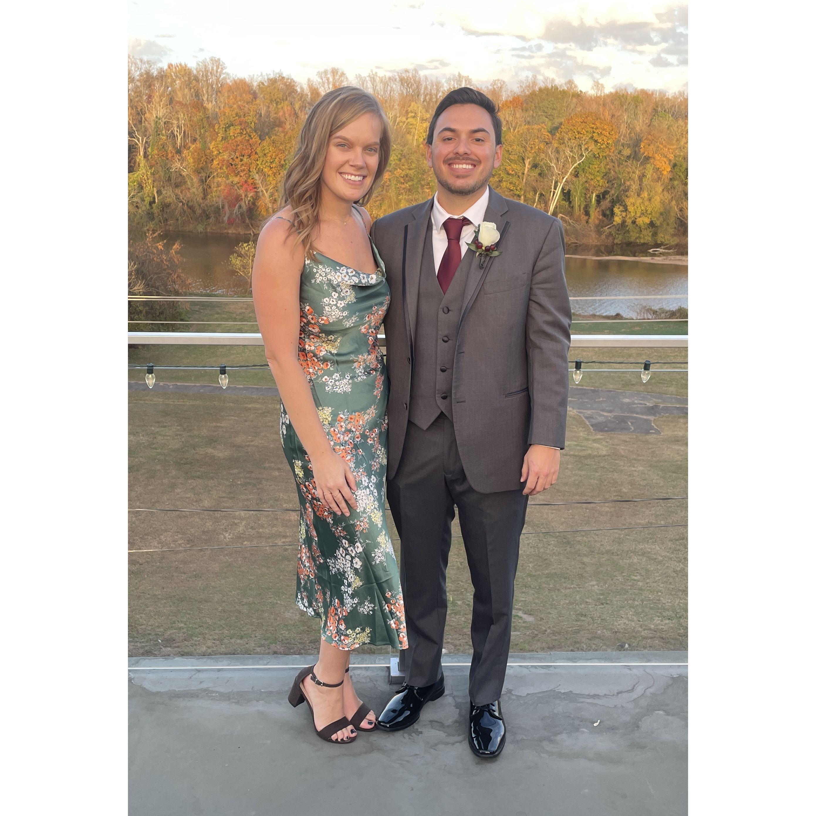 We have been so blessed to attend countless weddings together for friends and family.