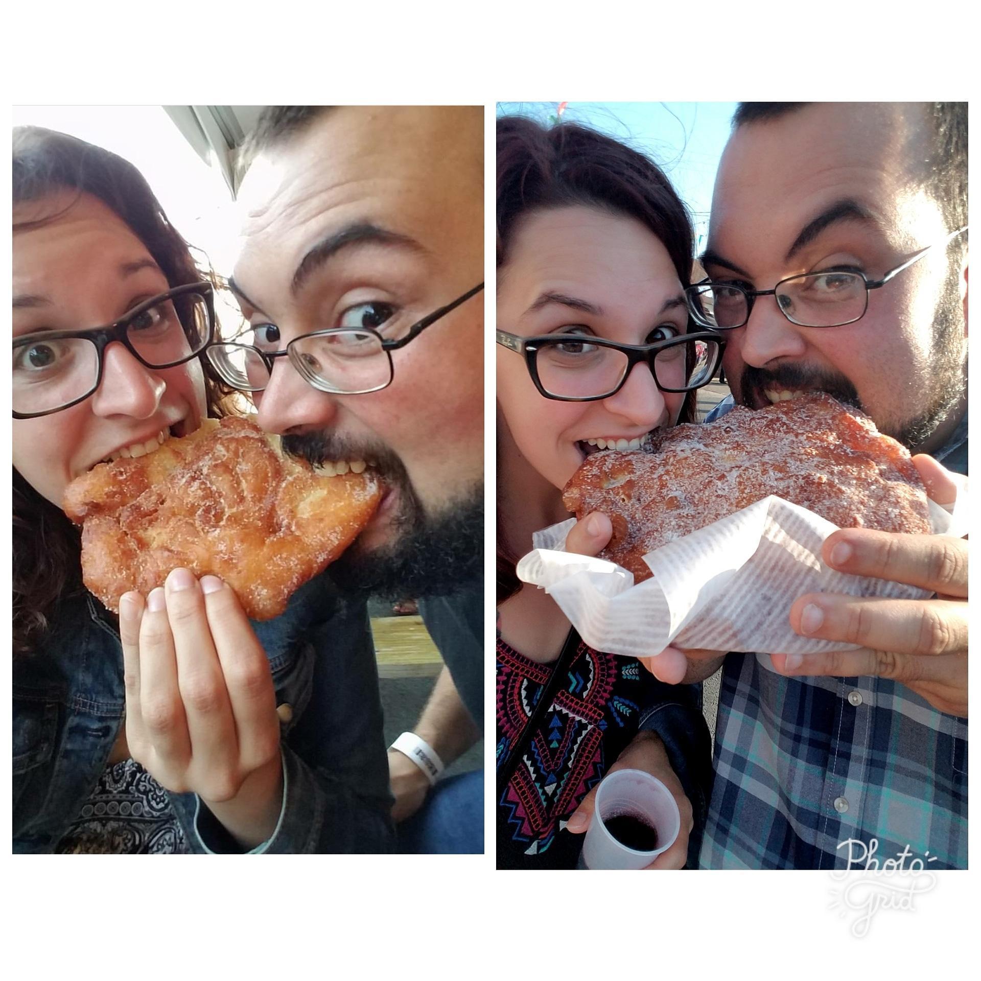 Eating is probably our favorite thing to do together.