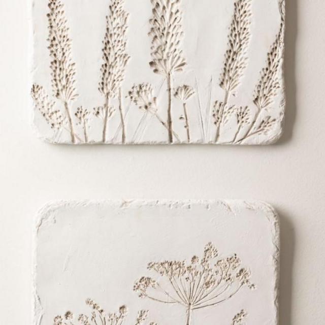 Square Pressed Flower Plaque
