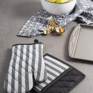 Stripe Oven Mitt Set of 2