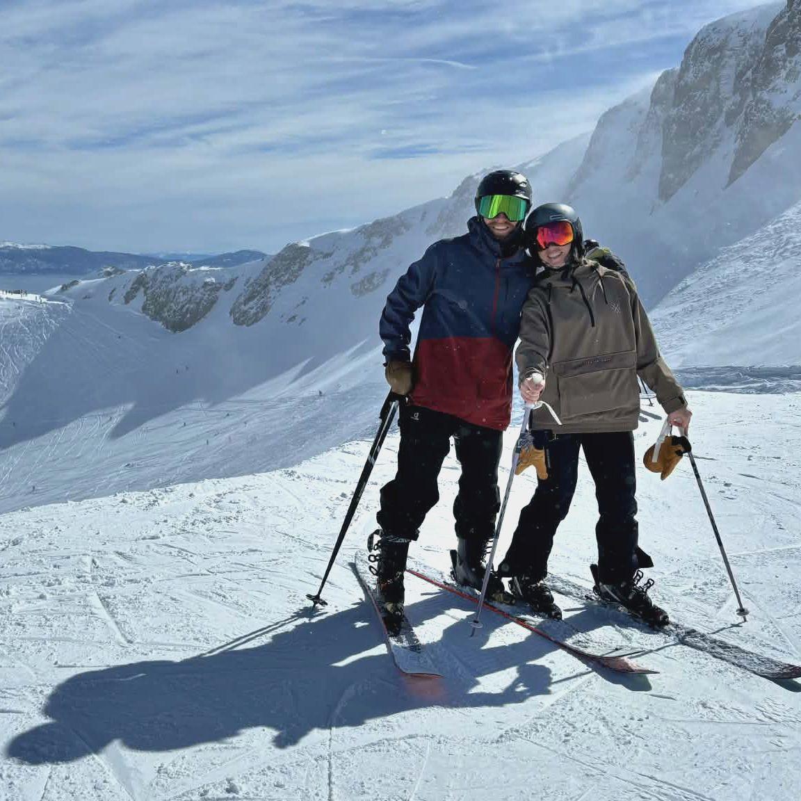 Ski trip to Palisades in Lake Tahoe, California with good friends
