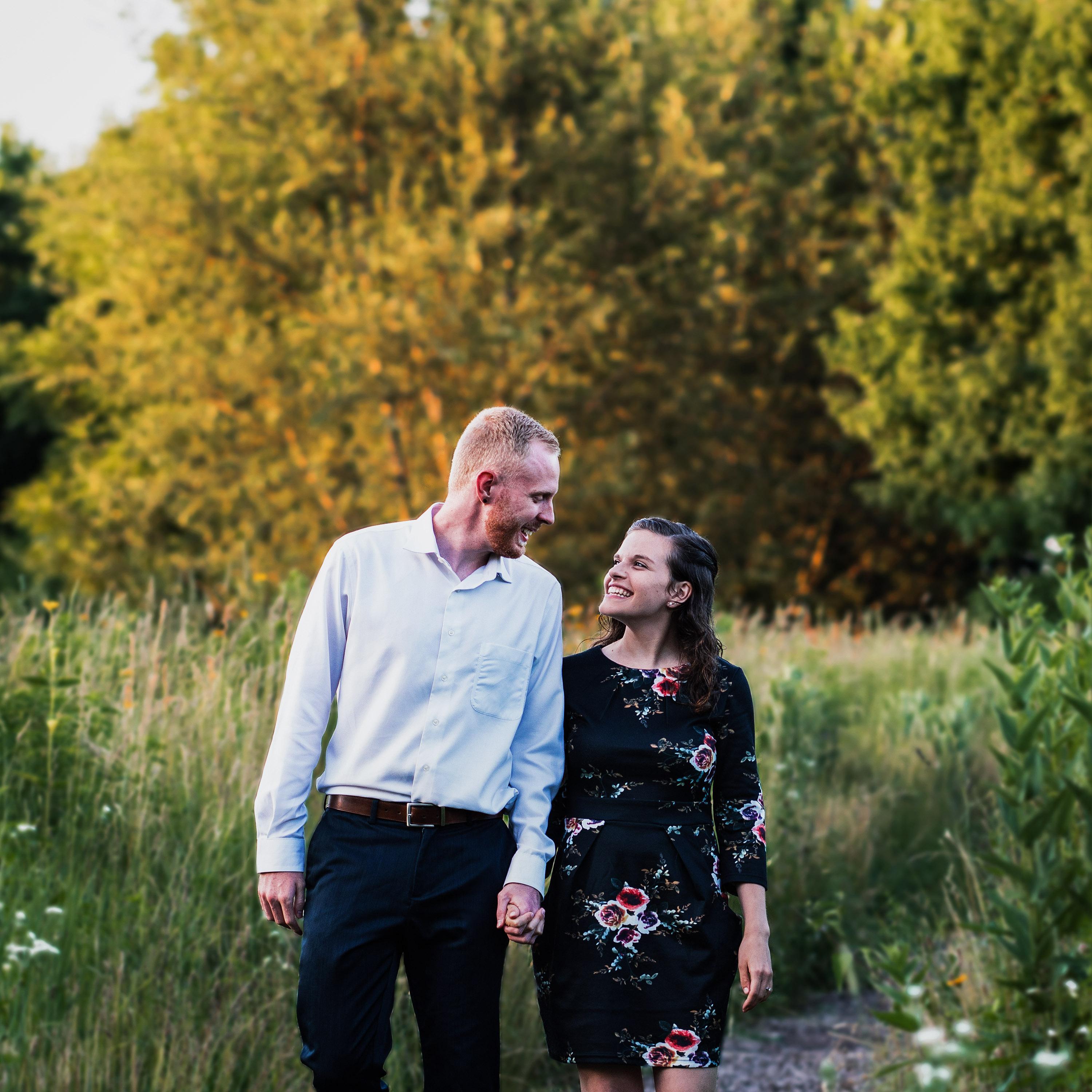 Best man Jonathan O'Brien took some amazing engagement photos of us at Montrose Beach!