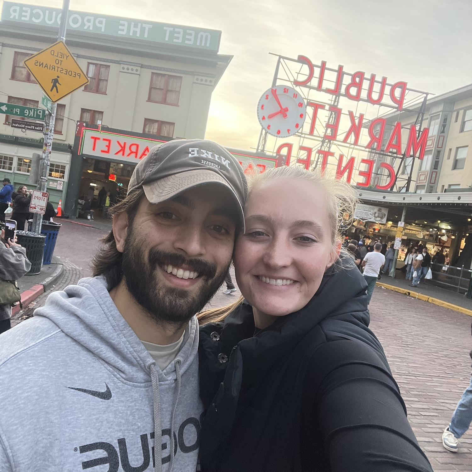 A birthday date at Pike Place!