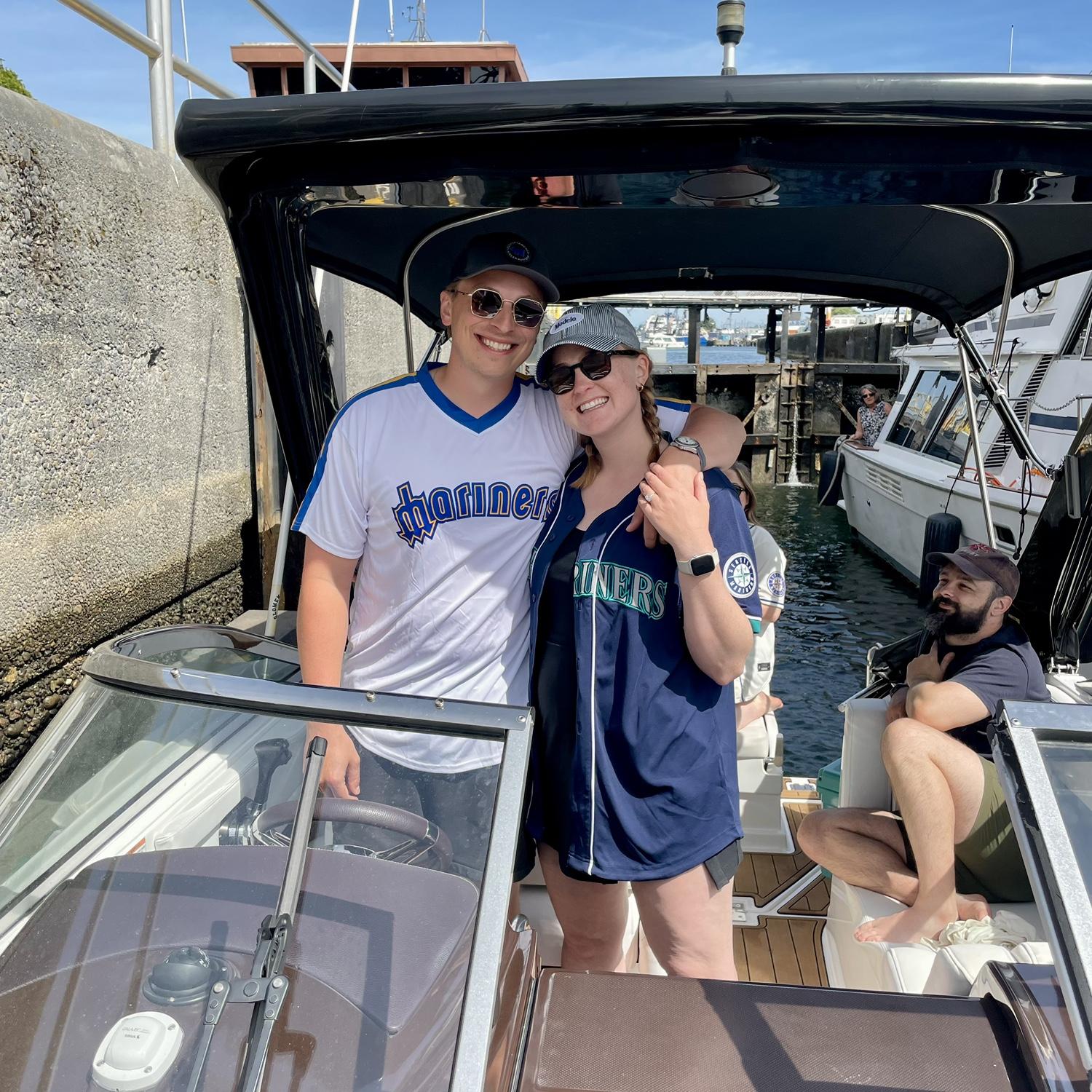 Going through the Ballard Locks (see our Seattle list!) to go to a Mariners game! July 2025.