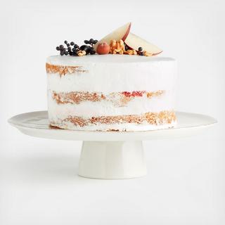 Marin White Large Cake Stand