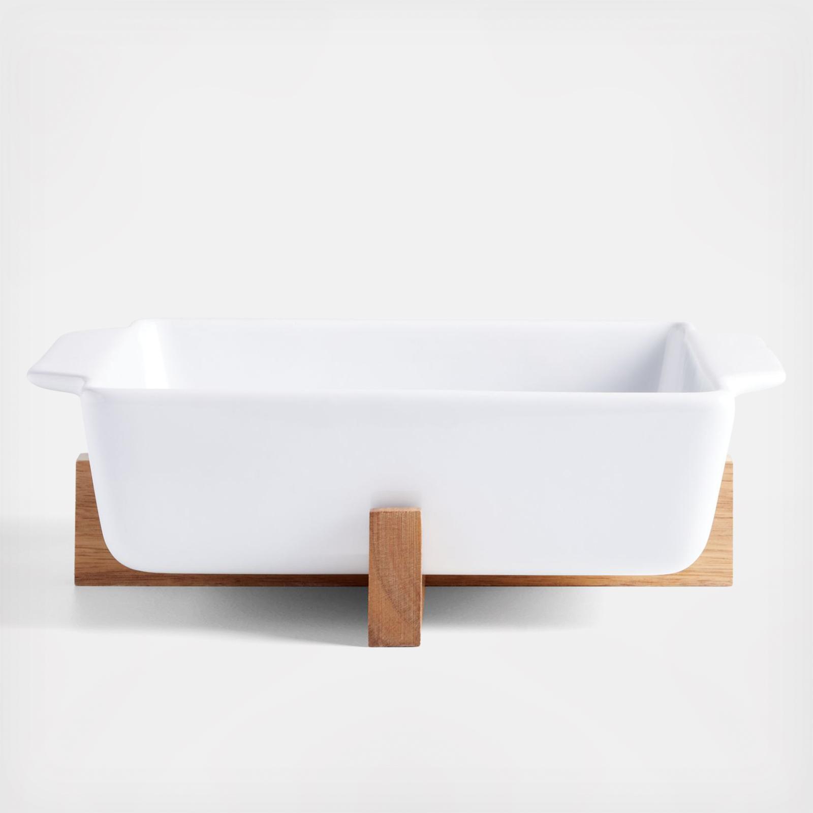 Crate and Barrel, Oven-to-Table Square Serving Bowl | Zola