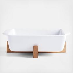 Crate and Barrel, Oven-to-Table Square Serving Bowl | Zola