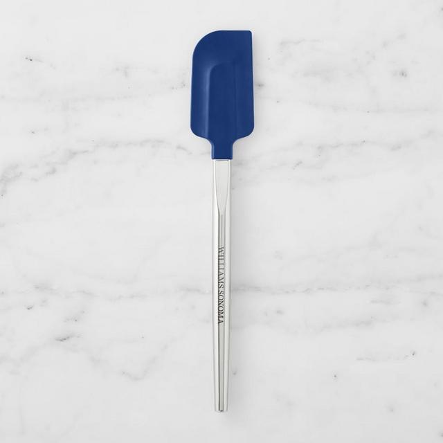 Williams Sonoma Silicone Spatula with Stainless-Steel Handle, Navy