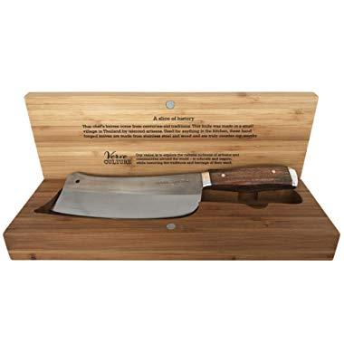 Verve Culture Artisan Stainless Steel Thai Chef's Knife #2 - Authentic Hand Crafted in Thailand