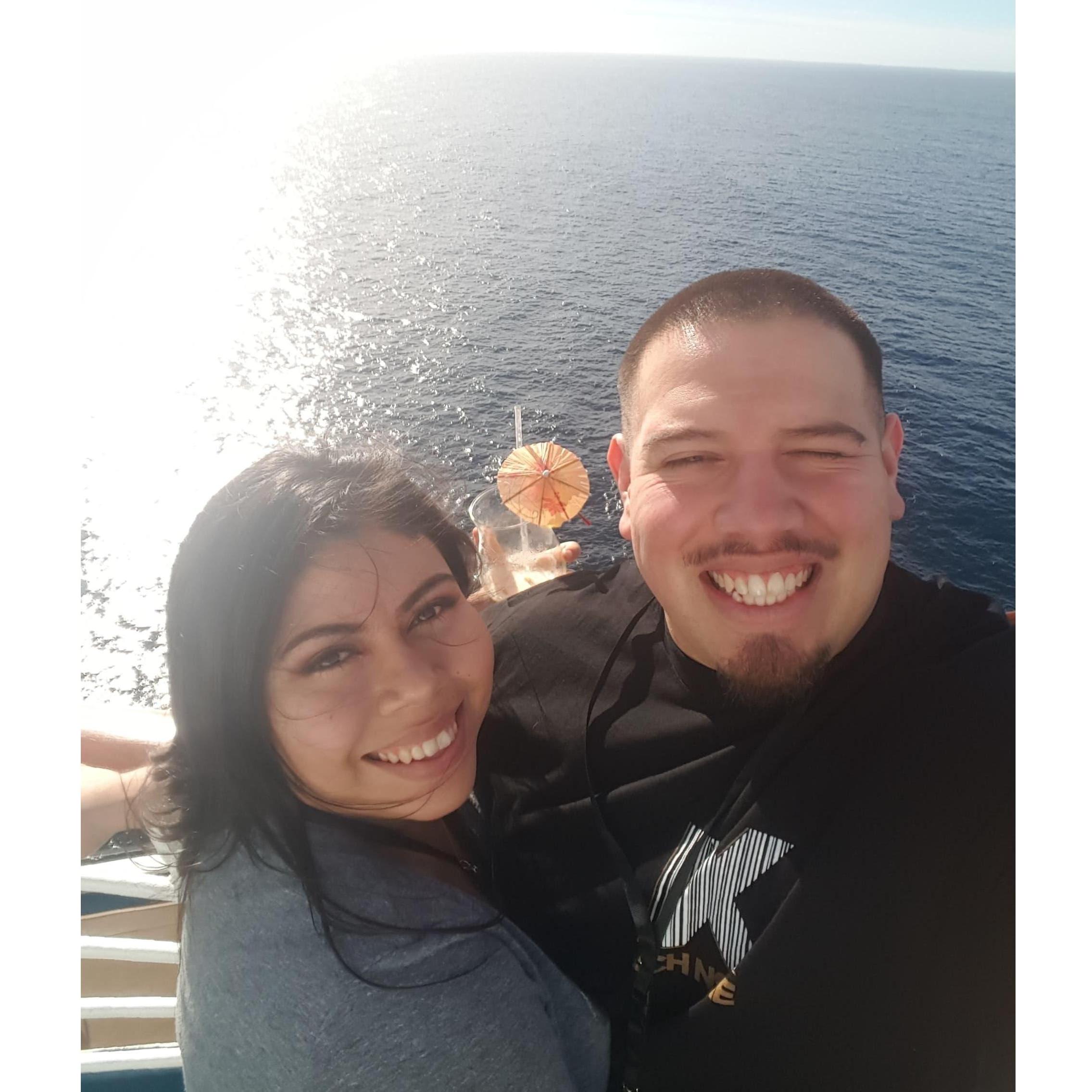 Our first big vacation on a cruise :] 2017