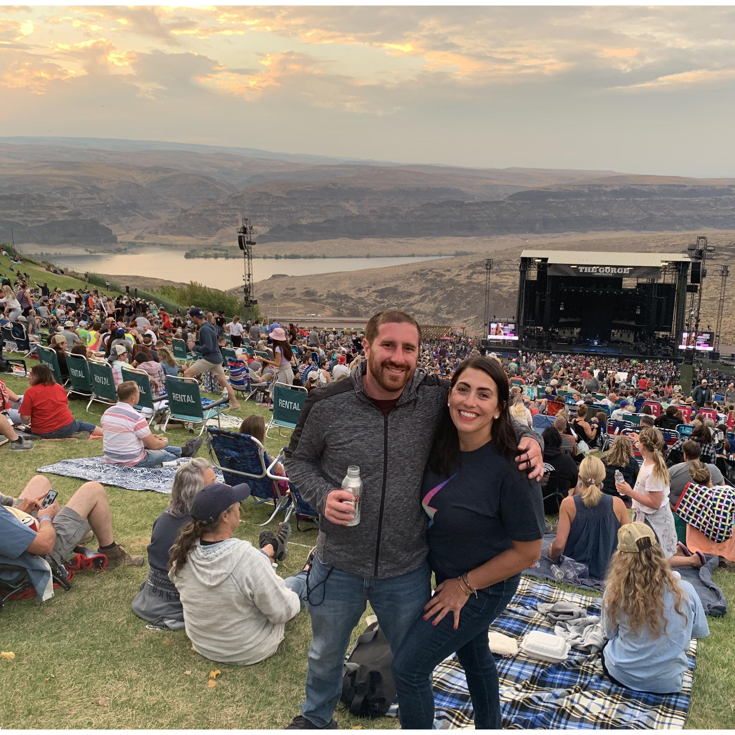 The one (of many times) seeing DMB at the Gorge outside Seattle