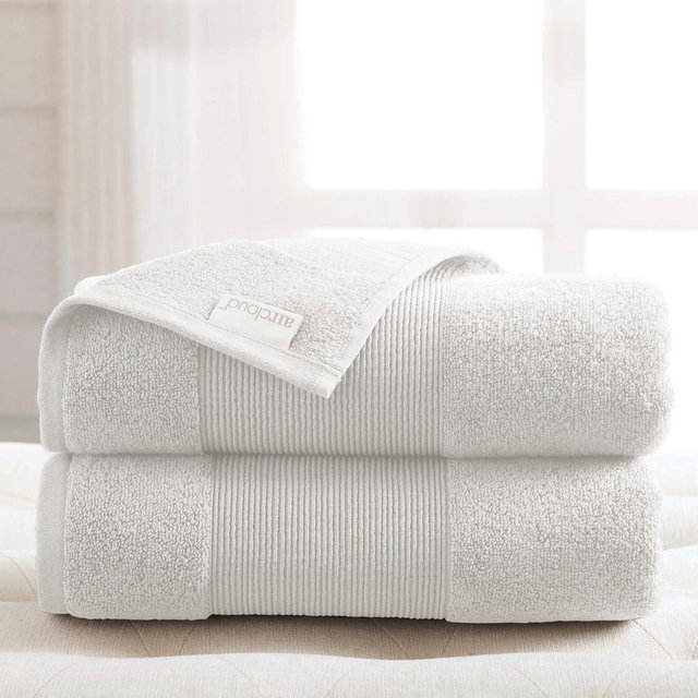 Modern Threads AirCloud 2-Pack Oversized Bath Sheet, White