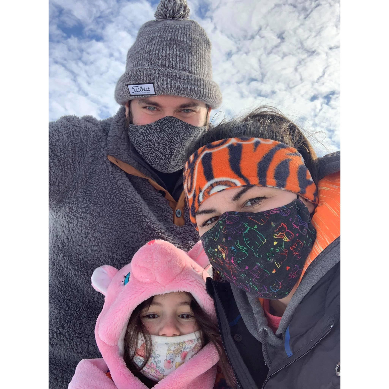 Sledding at Balduck Park - February 2021