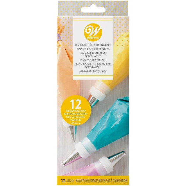 Wilton Disposable 16-Inch Decorating Bags, 12 Pack