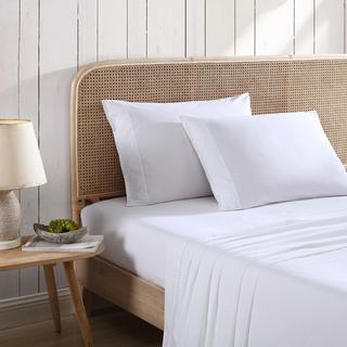 Cotton Percale 4-Piece Sheet Set