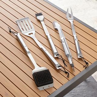 5-Piece Stainless Steel Grilling Utensils Set