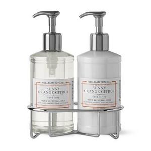 Williams Sonoma Sunny Orange Citrus Hand Soap & Lotion, Deluxe 5 Piece Set