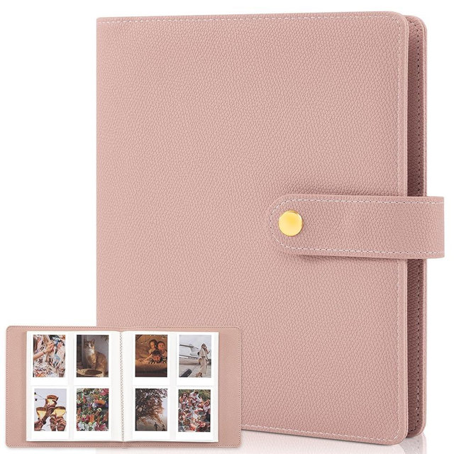 Beautiful Photo Album for 2x3 in Polaroid Photos - Safely Holds Your 300+ Pictures Of Unique Memories - The Perfect Instax Mini Compatible Photo Book To Store Pictures Or Trading Collection Cards