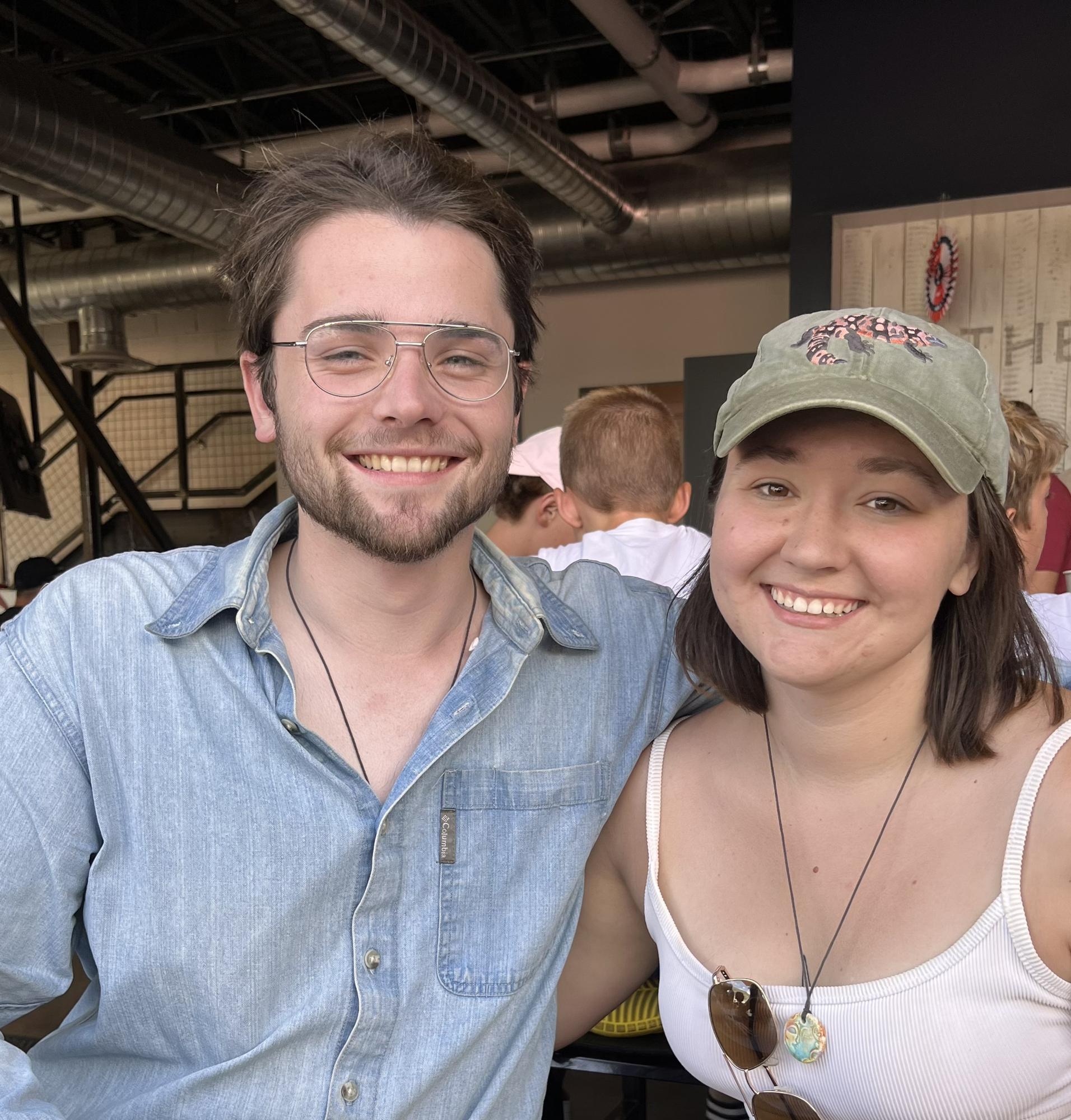 Lunch after tubing on the 4th of July, 2022