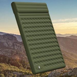 Sleeping Pad 4.7" Extra Thick, Upgraded Reinforced Support Structure with Built-in Foot Pump and Pillows Portable Camping Air Mattress Bed for Tent Backpacking Hiking