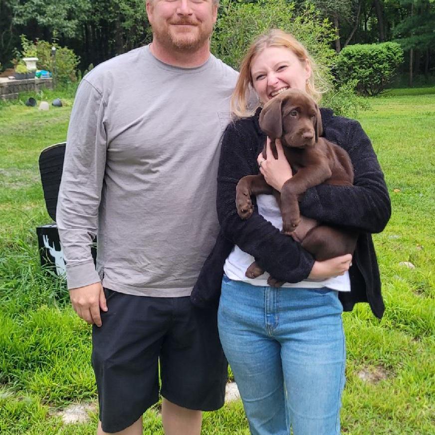 The day we brought Moose home!