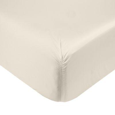 Nestwell™ Cotton Sateen 400-Thread-Count Queen Fitted Sheet in Sharkskin