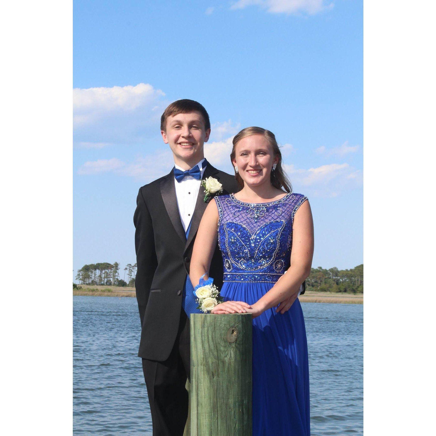 Junior year prom, our first date