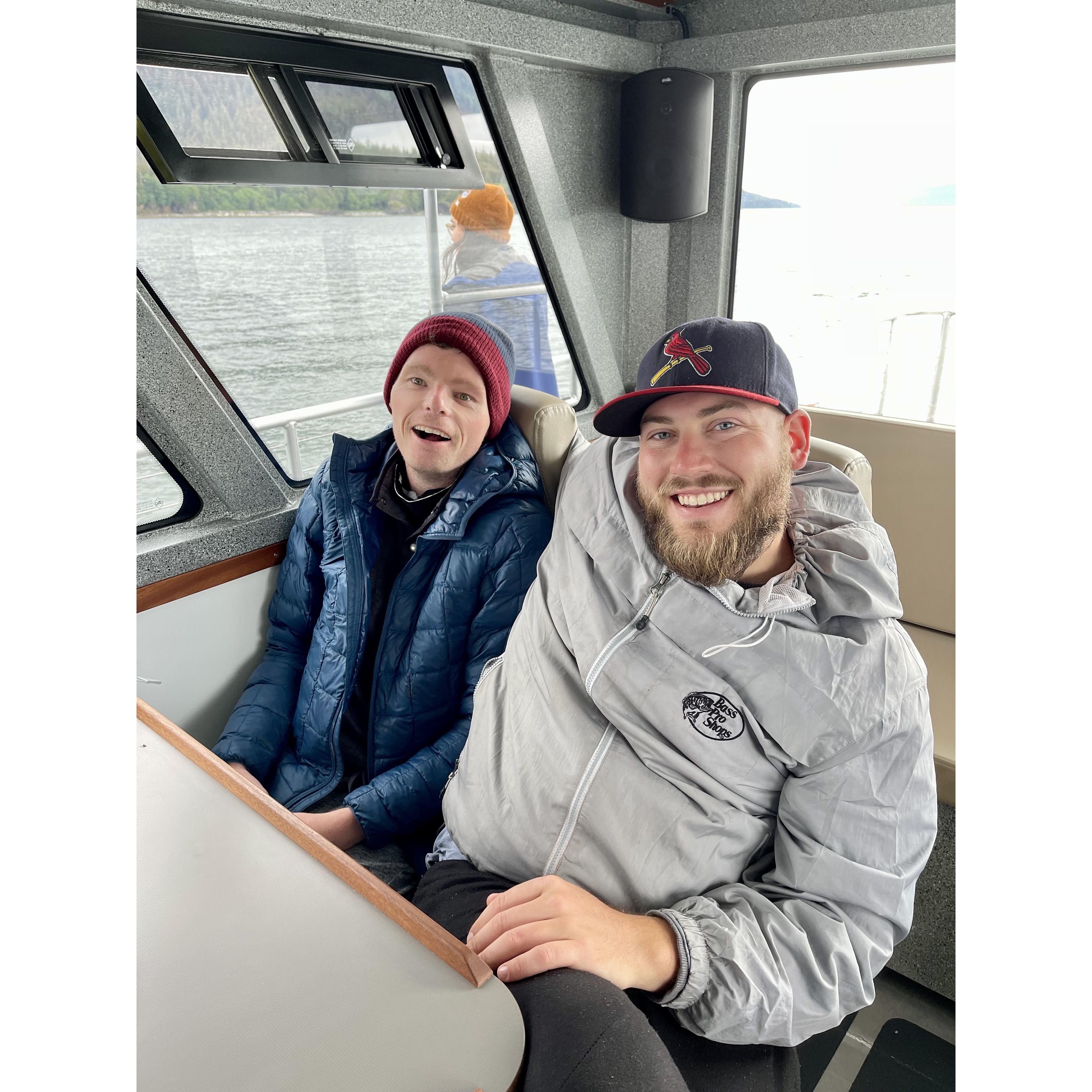 Joe and Scottie in Alaska