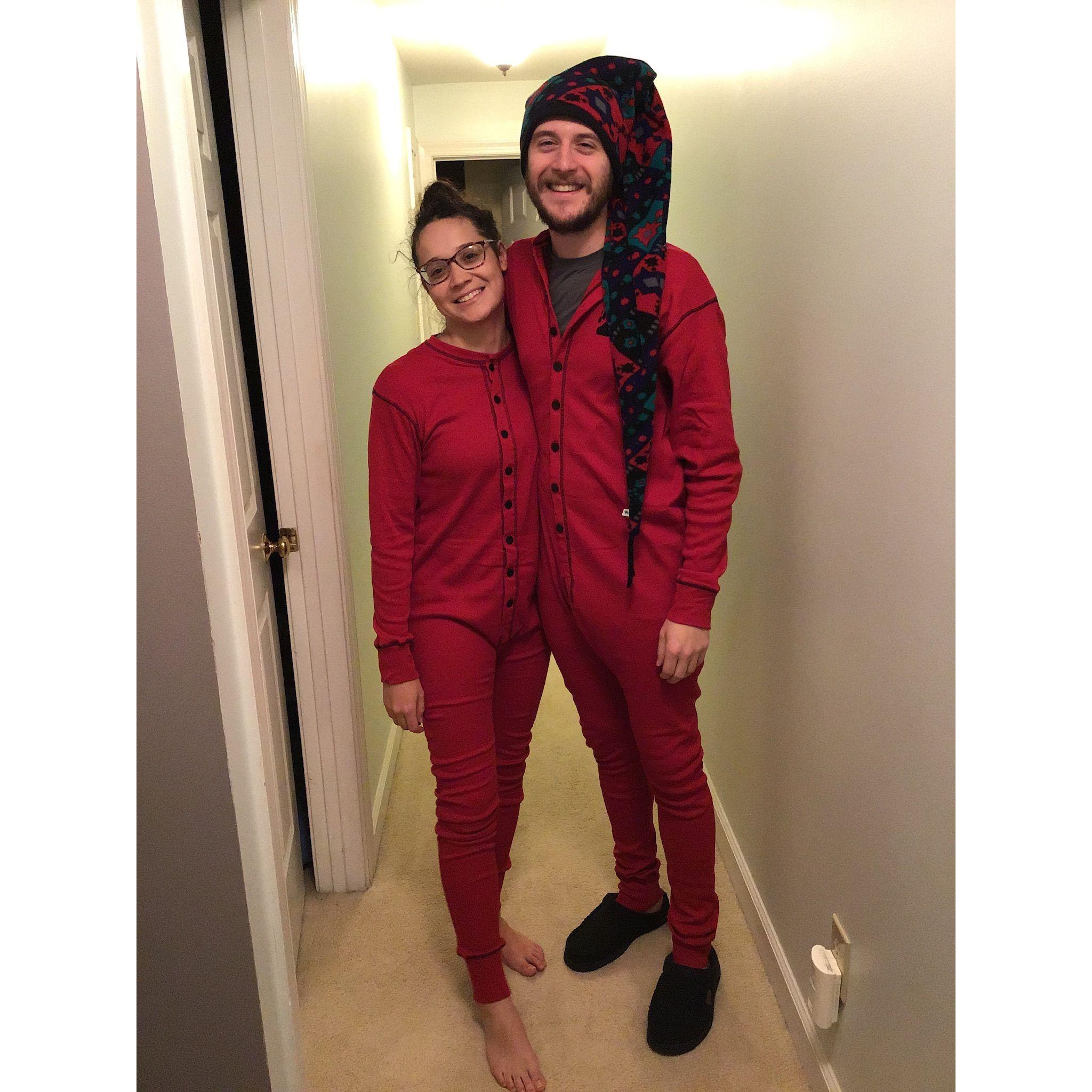 Modeling Union suit Christmas presents 2021