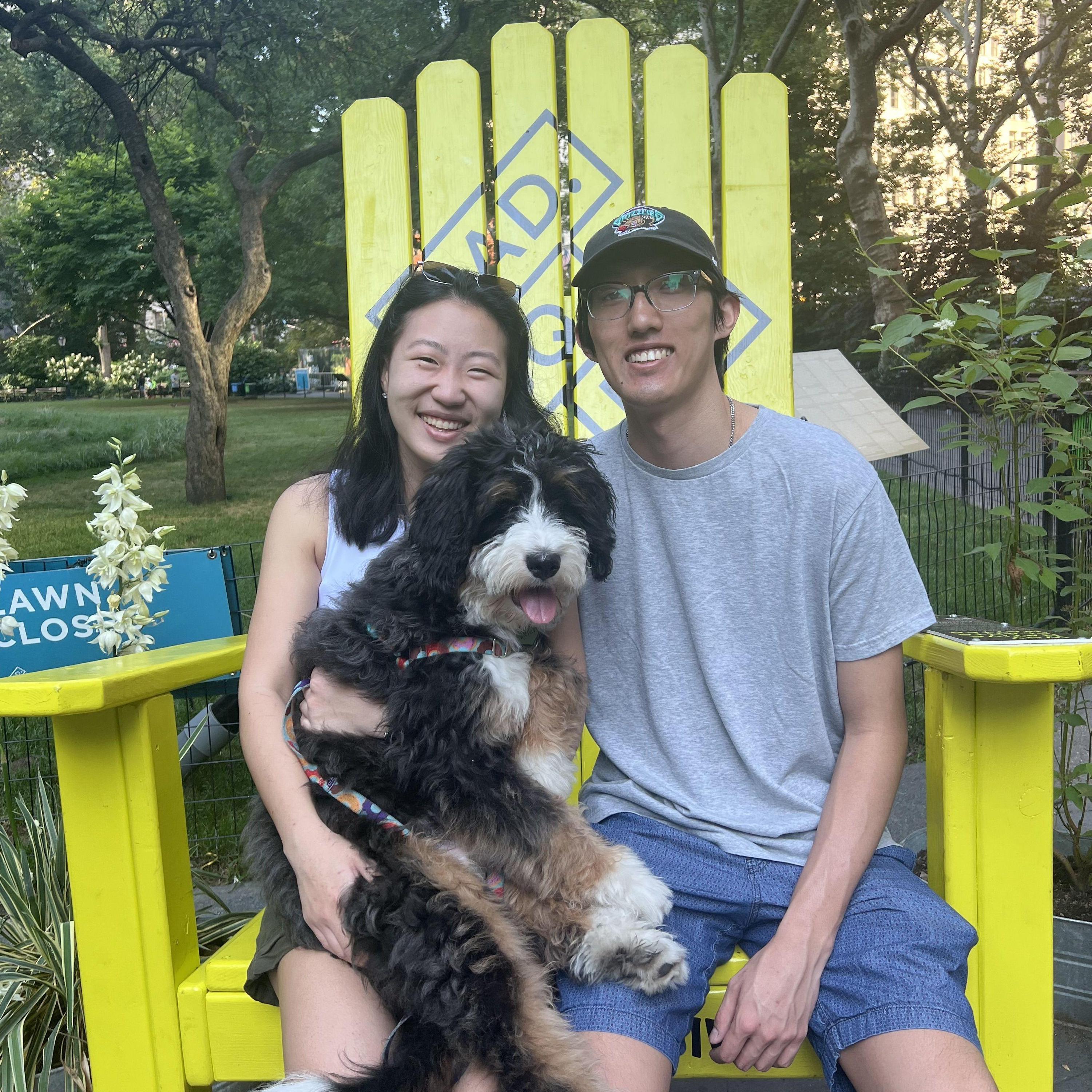 The family in our favorite park