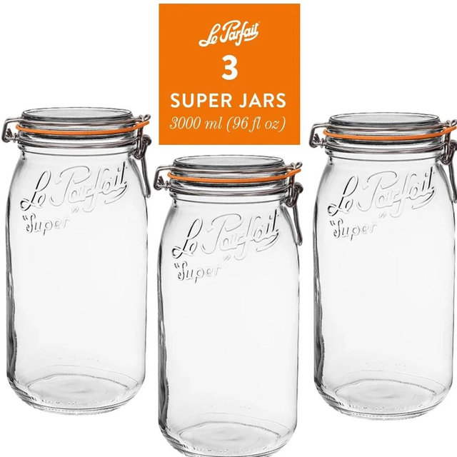 Le Parfait Super Jars - 3L (Set of 3)
