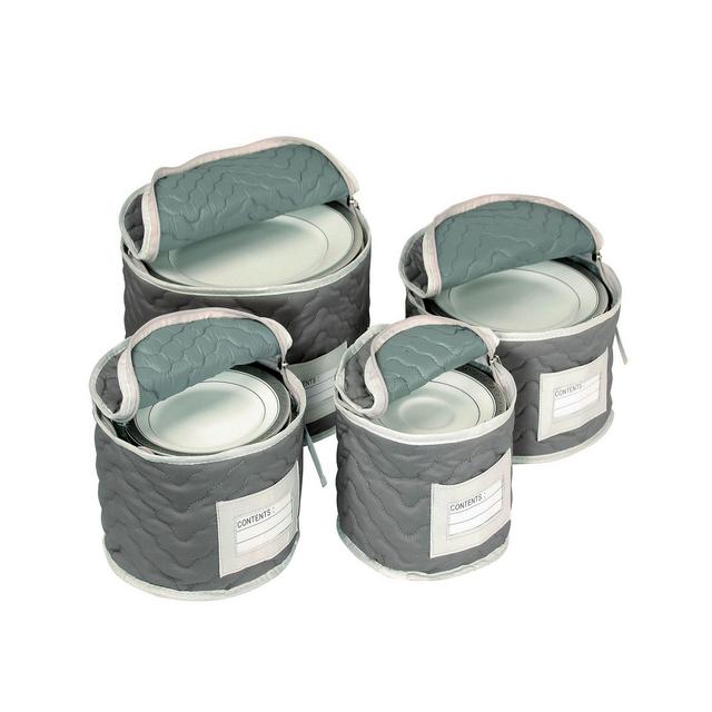 Richards Homewares China Storage Deluxe Plate Case Set of 4