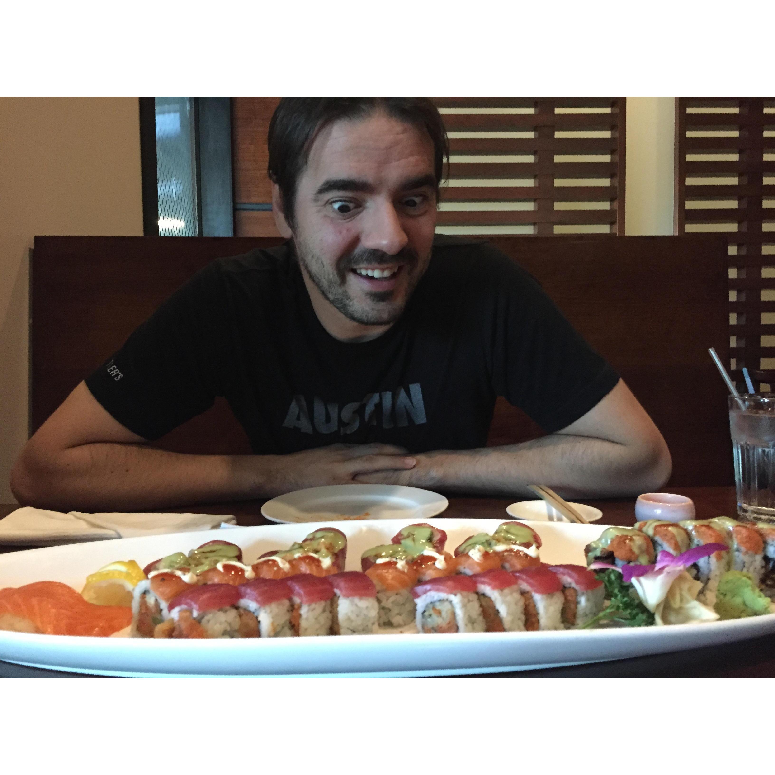 WE LOVE SUSHI!!!!!