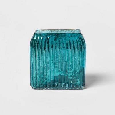 Glass Toothbrush Holder Teal Blue - Threshold™